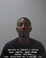 Mugshot of MARTIN, RAMEZ KWAME